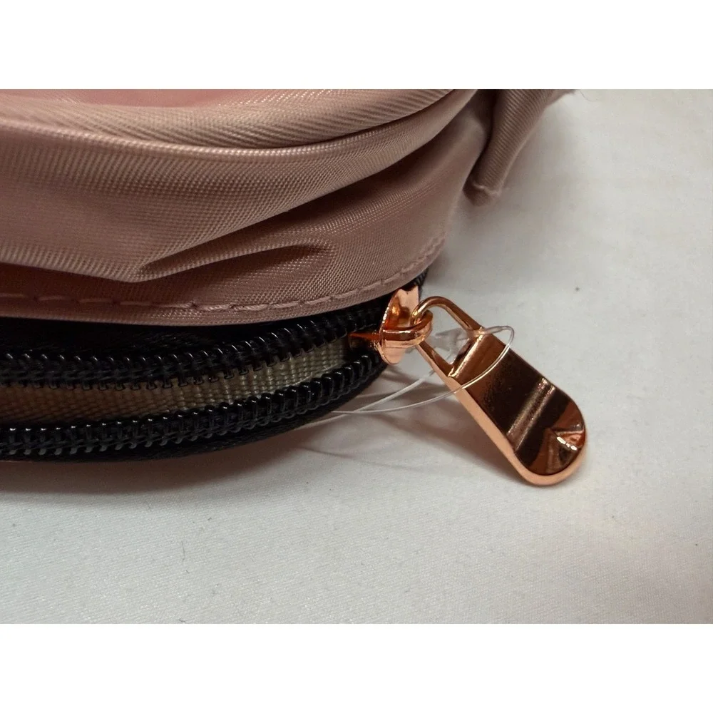 Samantha Brown Large Jewelry Cosmetic Organizer Case ROSE GOLD @15x10